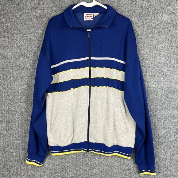 VINTAGE 90's Main Event Athletic Jacket Sz L Full Zip Long‎ Sleeve Men - Picture 1 of 8